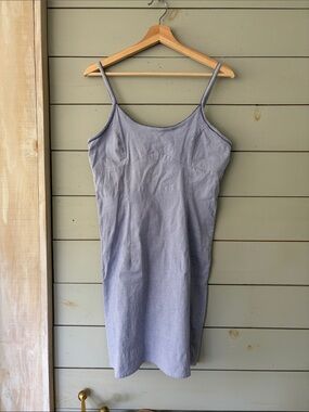 Smog Y2K Gingham Mini Dress | Cotton Stretch Slip Dress | Size 13